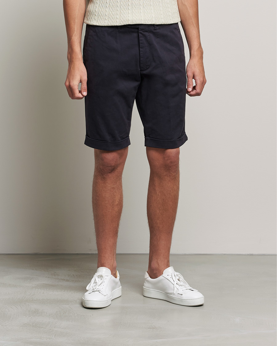 Heren | Korte broek | Oscar Jacobson | Declan Cotton Shorts Navy