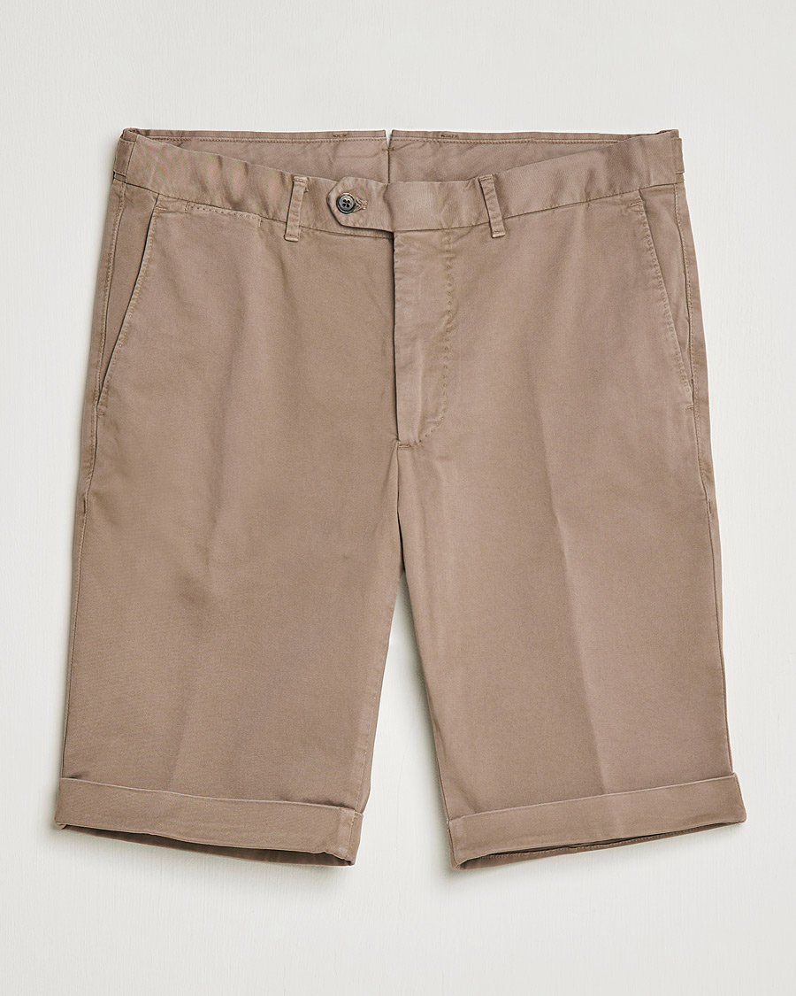Heren | Korte broek | Oscar Jacobson | Declan Cotton Shorts Beige