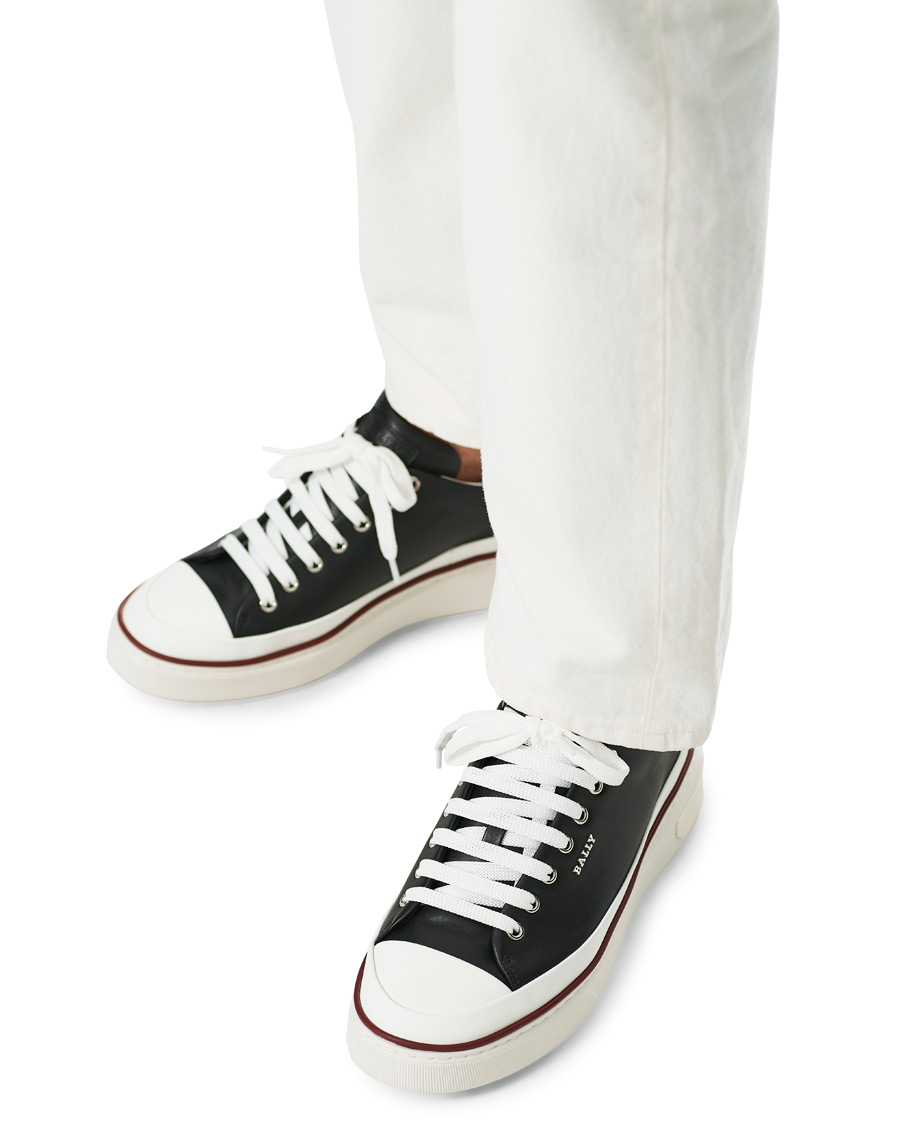 Heren | Bally Maily Sneaker Black Calf | Bally | Maily Sneaker Black Calf