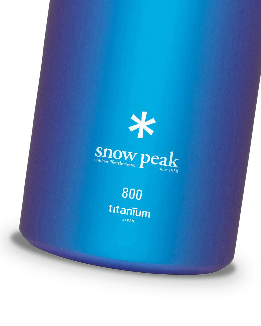 Heren |  | Snow Peak | Titanium Aurora Bottle 800 Blue