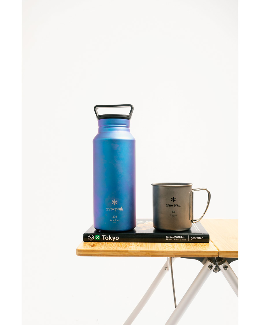 Heren |  | Snow Peak | Titanium Aurora Bottle 800 Blue