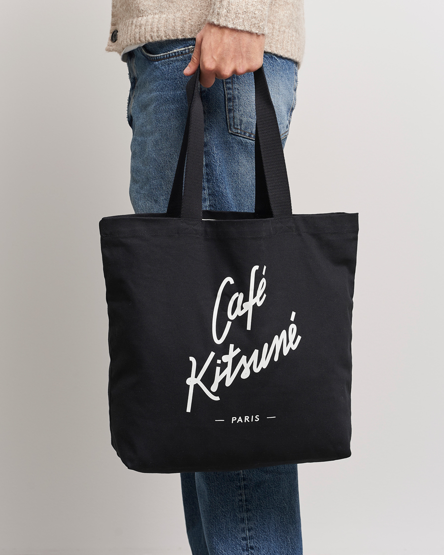 Men | Bags | Café Kitsuné | Tote Bag Black