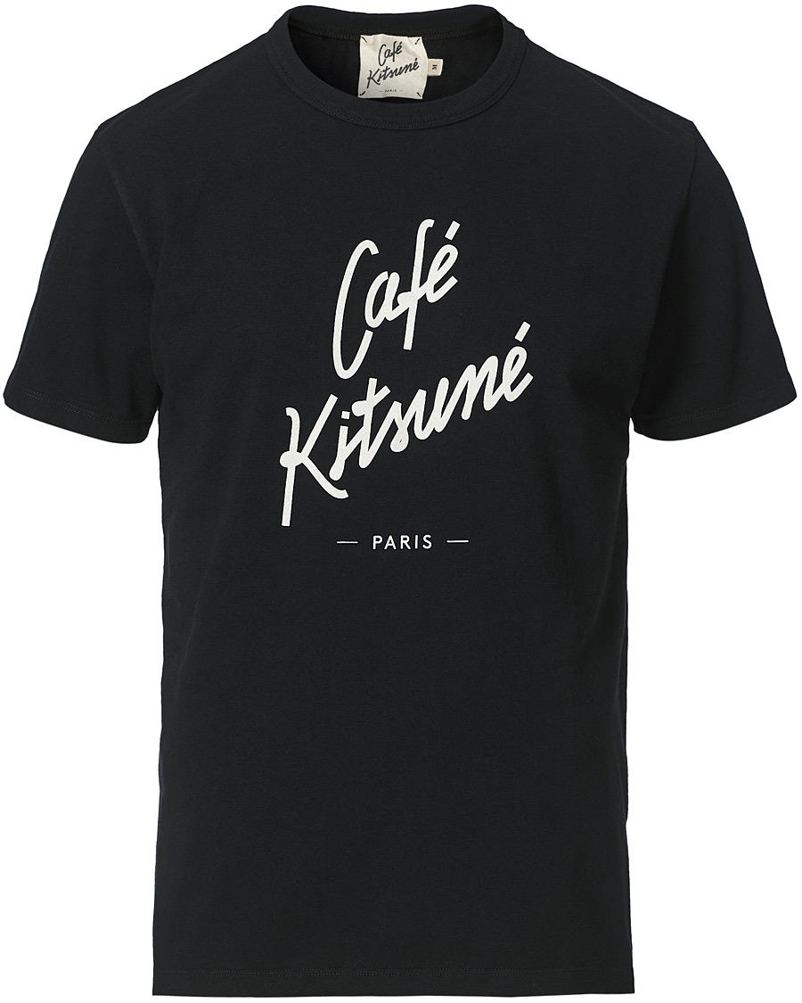 Heren | T-shirts | Café Kitsuné | Crew T-Shirt Black