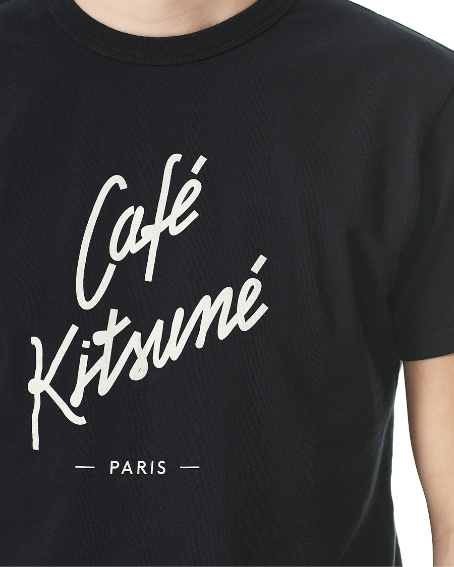 Heren | T-shirts | Café Kitsuné | Crew T-Shirt Black