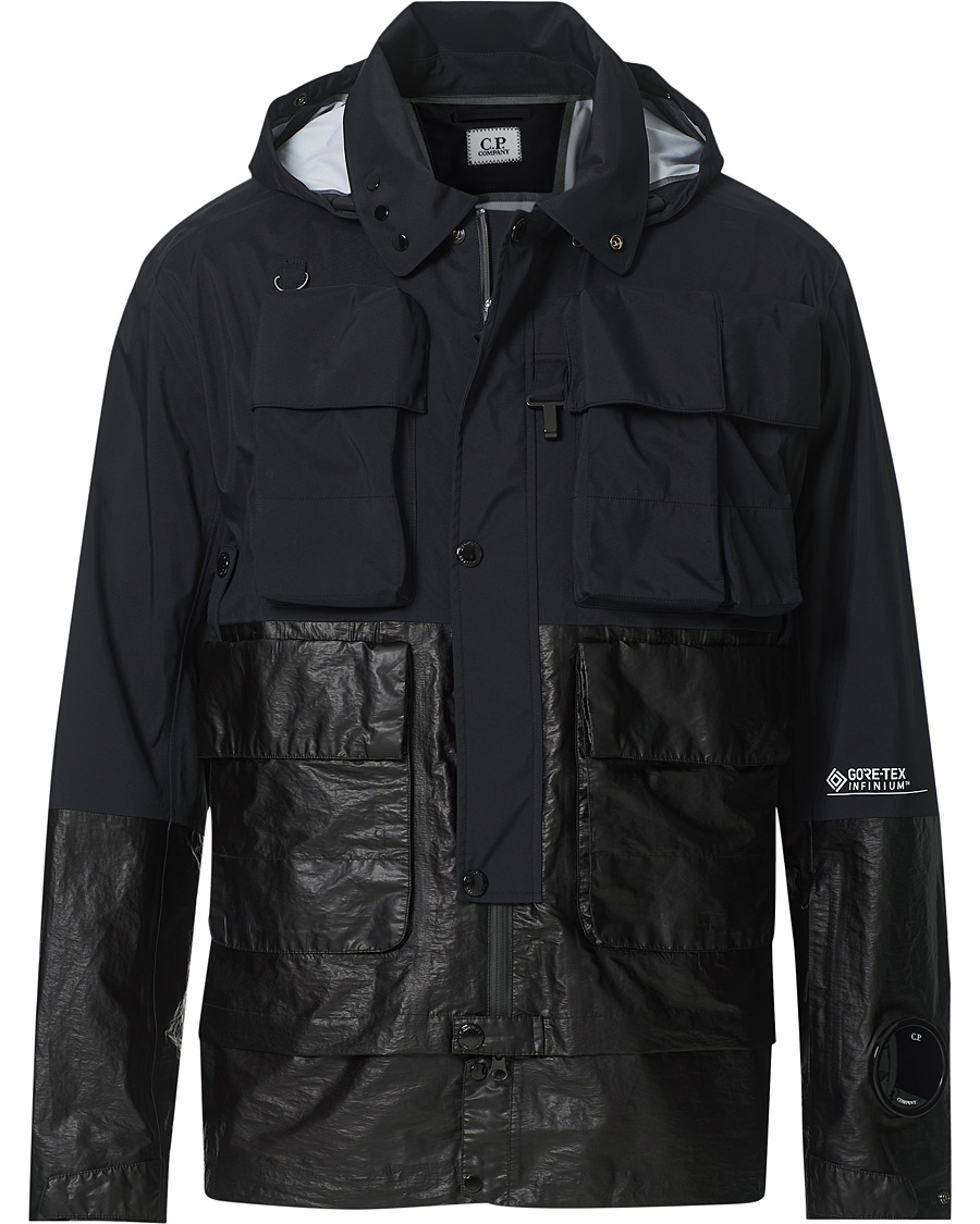 Heren | Jassen | C.P. Company | GORE-TEX Infinum Waterproof Hooded Jacket Black