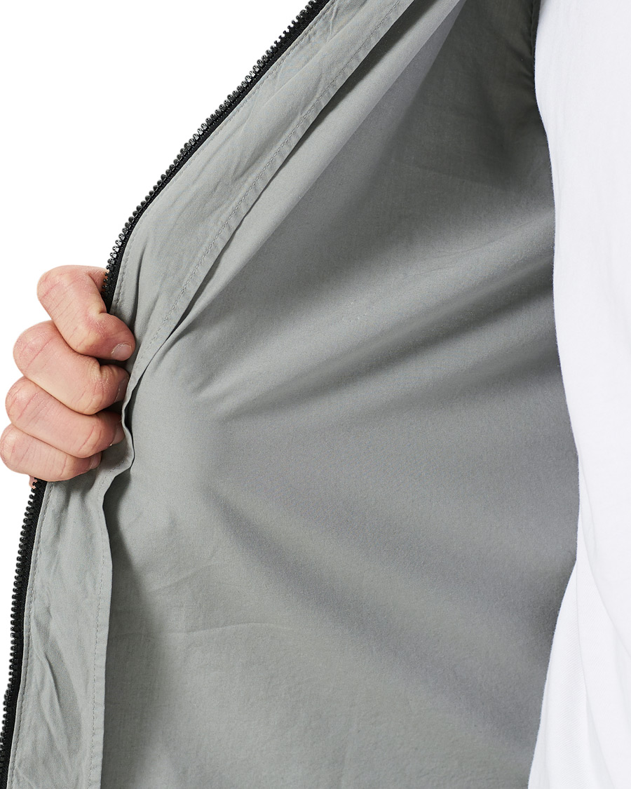 Heren | Overhemden | C.P. Company | Garment Dyed Gabardine Zip Shirt Jacket Light Grey