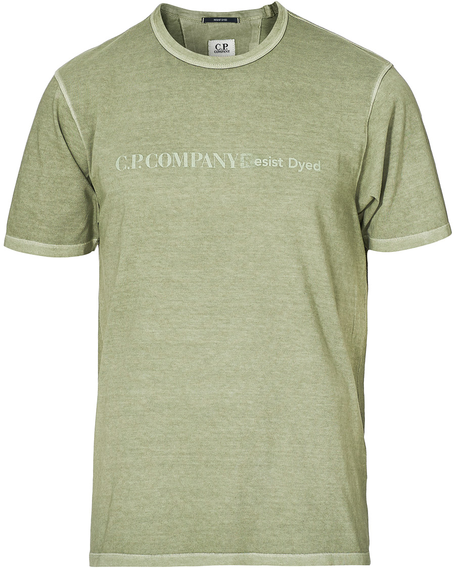 Heren | T-shirts | C.P. Company | Resist Dyed Tee Olive