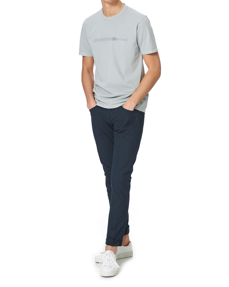 Heren | T-shirts | C.P. Company | Resist Dyed Tee Grey