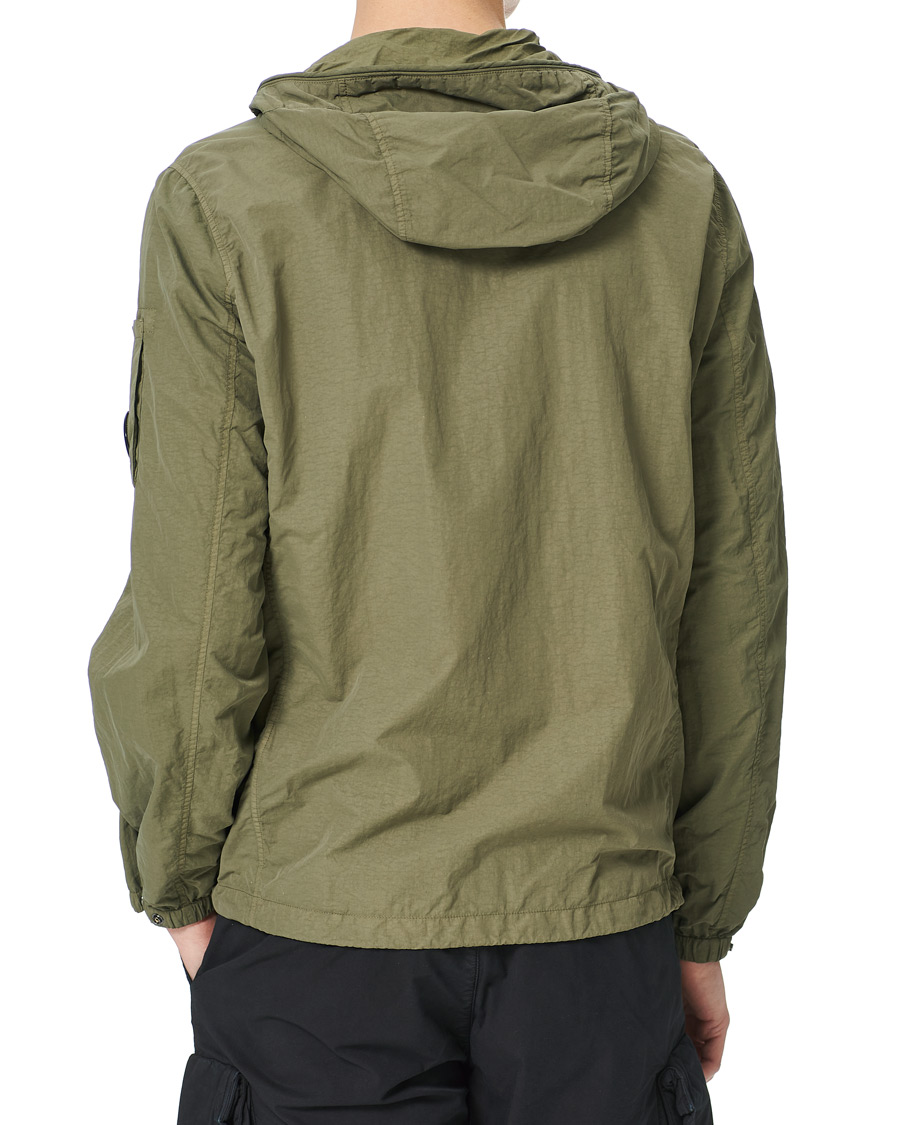 Heren | Jassen | C.P. Company | Flatt Nylon Hooded Zip Jacket Olive