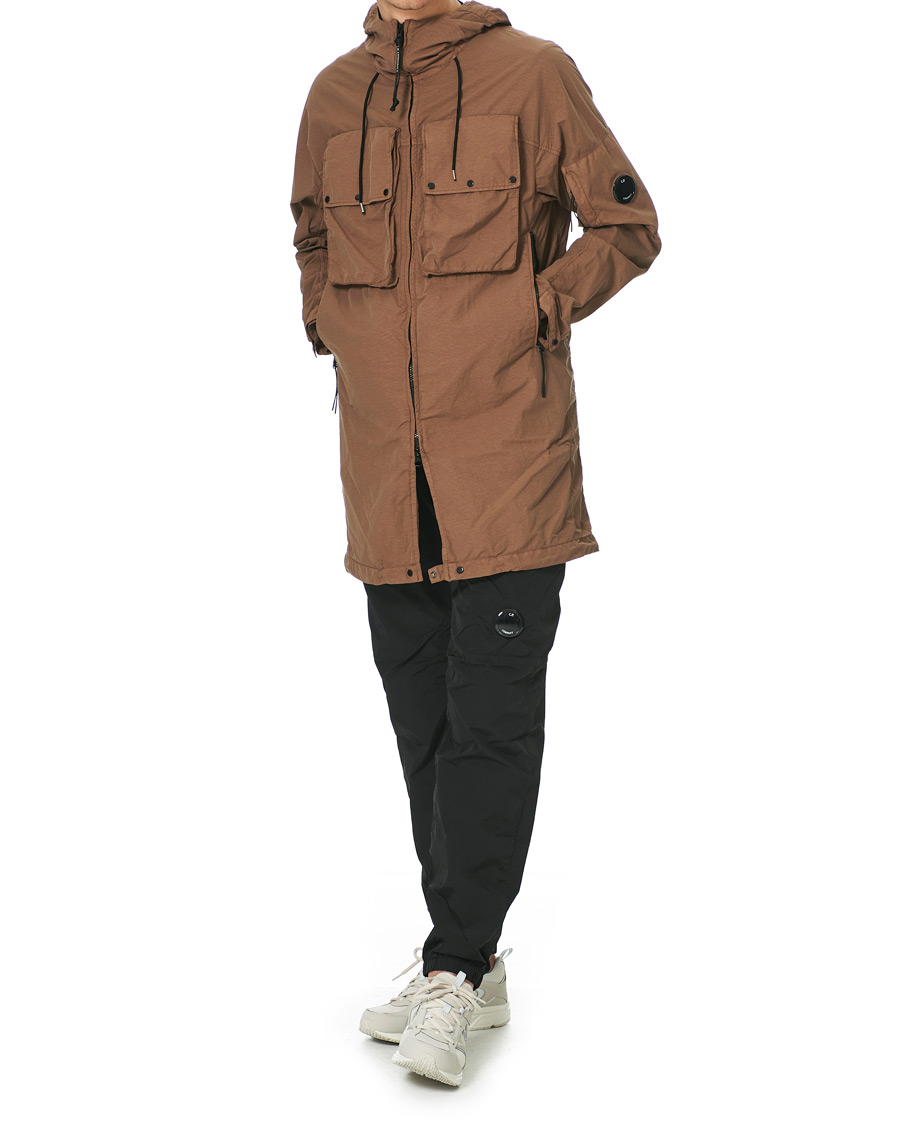 Heren | Jassen | C.P. Company | Flatt Nylon Long Jacket Brown