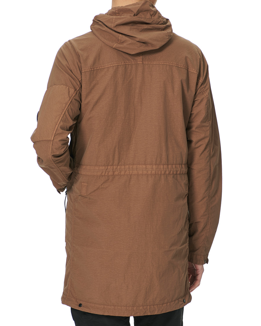 Heren | Jassen | C.P. Company | Flatt Nylon Long Jacket Brown