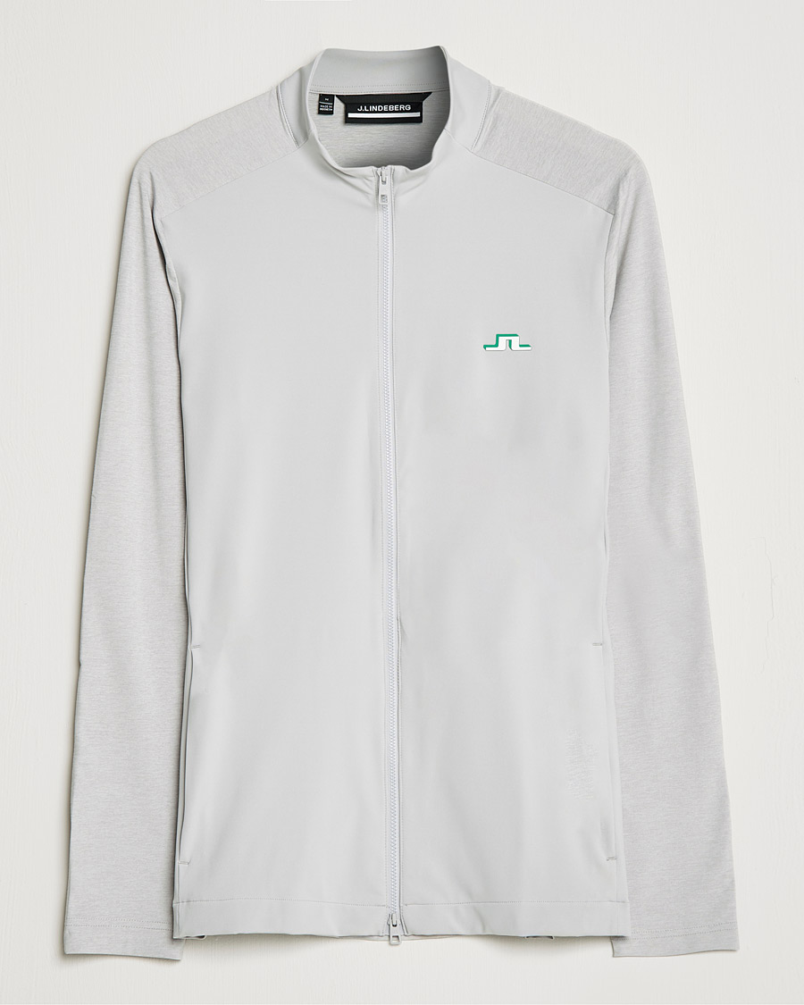 Heren | Truien | J.Lindeberg | Erik Golf Mid Layer Jersey Half Zip Micro Chip