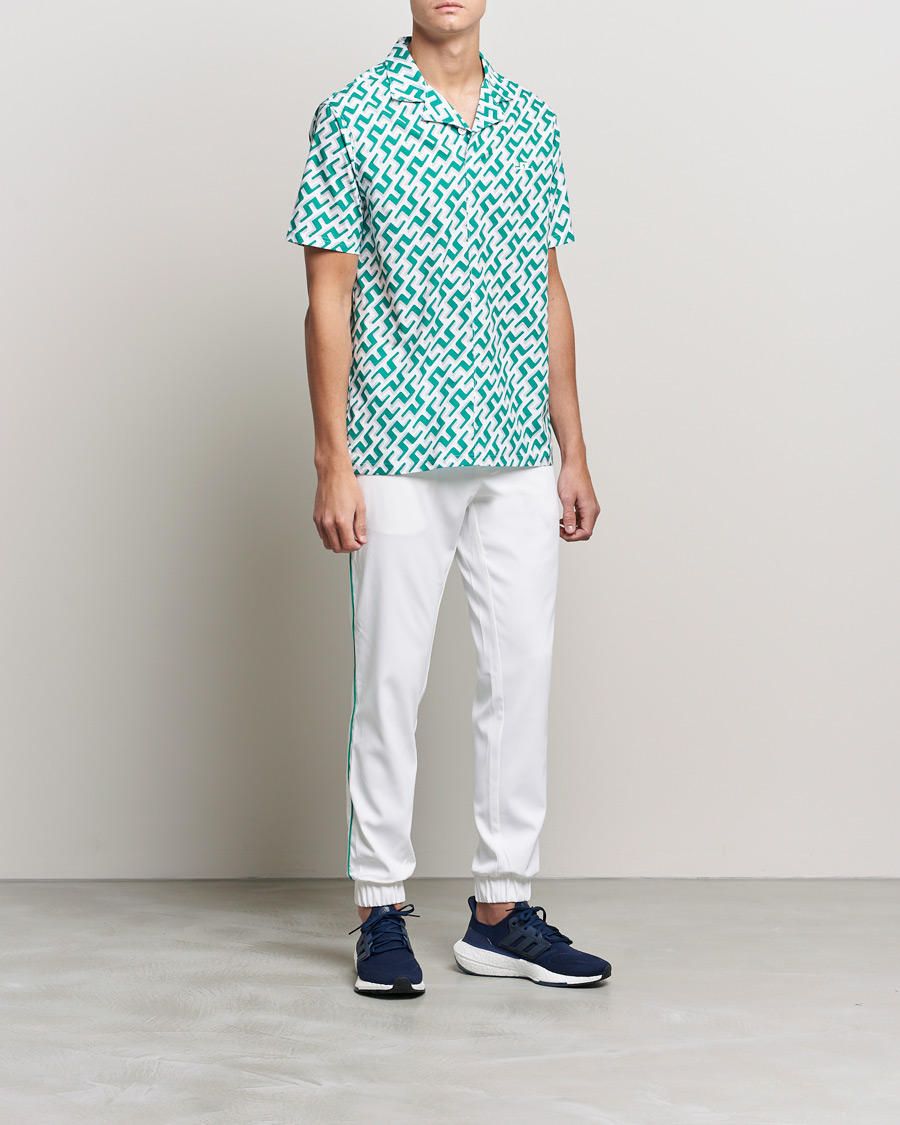 Heren | Overhemden | J.Lindeberg | Resort Regular Fit Golf Shirt Green Bridge Monogram