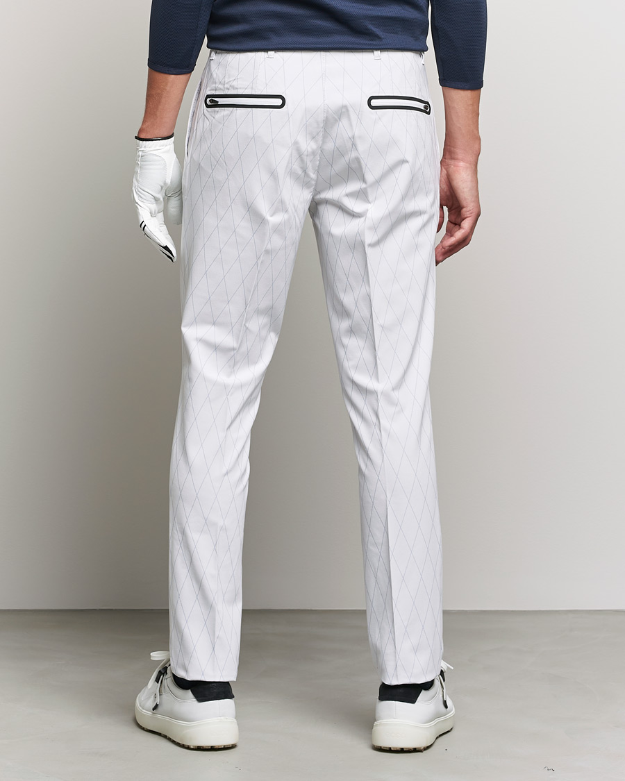 Heren | Broeken | J.Lindeberg | Active Argyle Golf Pants White