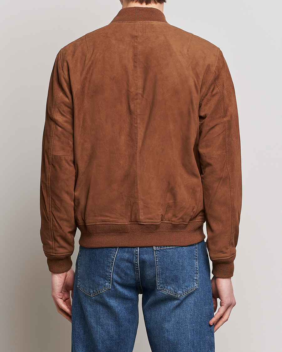 Heren | Jassen | Polo Ralph Lauren | Gunners Lined Suede Bomber Jacket Country Brown