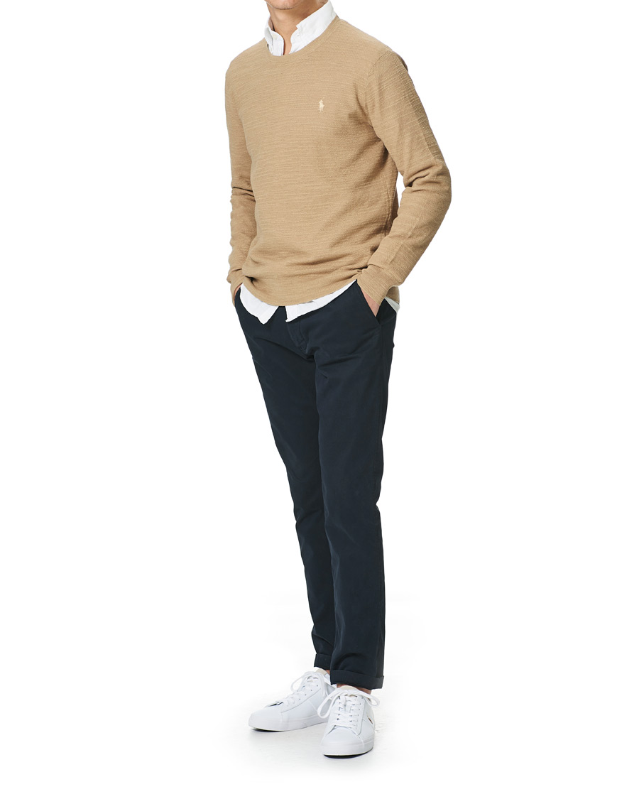 Heren | Truien | Polo Ralph Lauren | Cotton/Linen Knitted Sweater Vintage Khaki