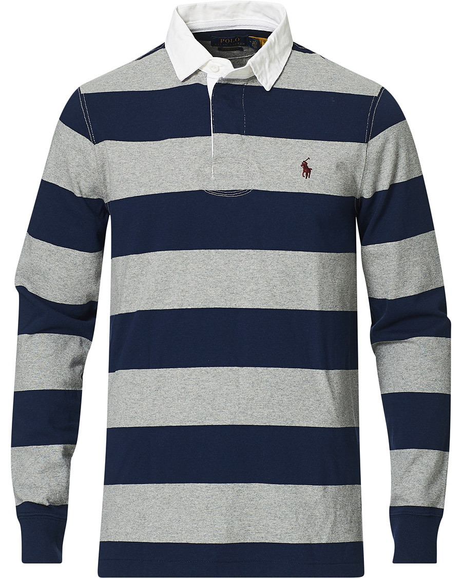 Heren | Truien | Polo Ralph Lauren | Striped Rugger Light Grey/Navy