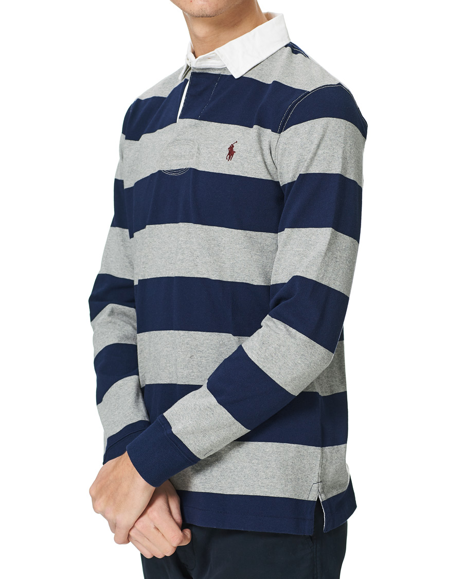 Heren | Truien | Polo Ralph Lauren | Striped Rugger Light Grey/Navy