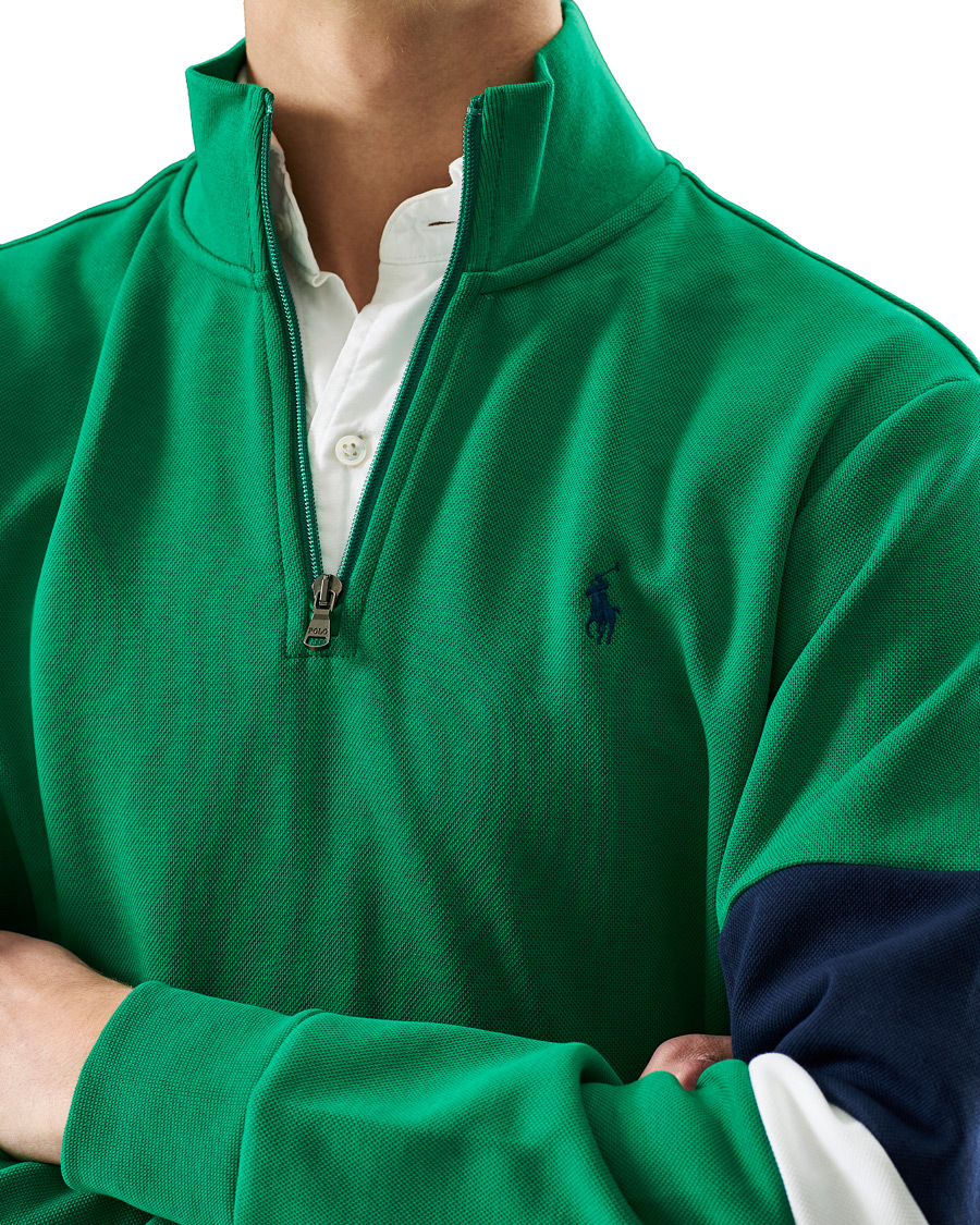 Heren | Truien | Polo Ralph Lauren | Tech Half-Zip Sweater Cruise Green