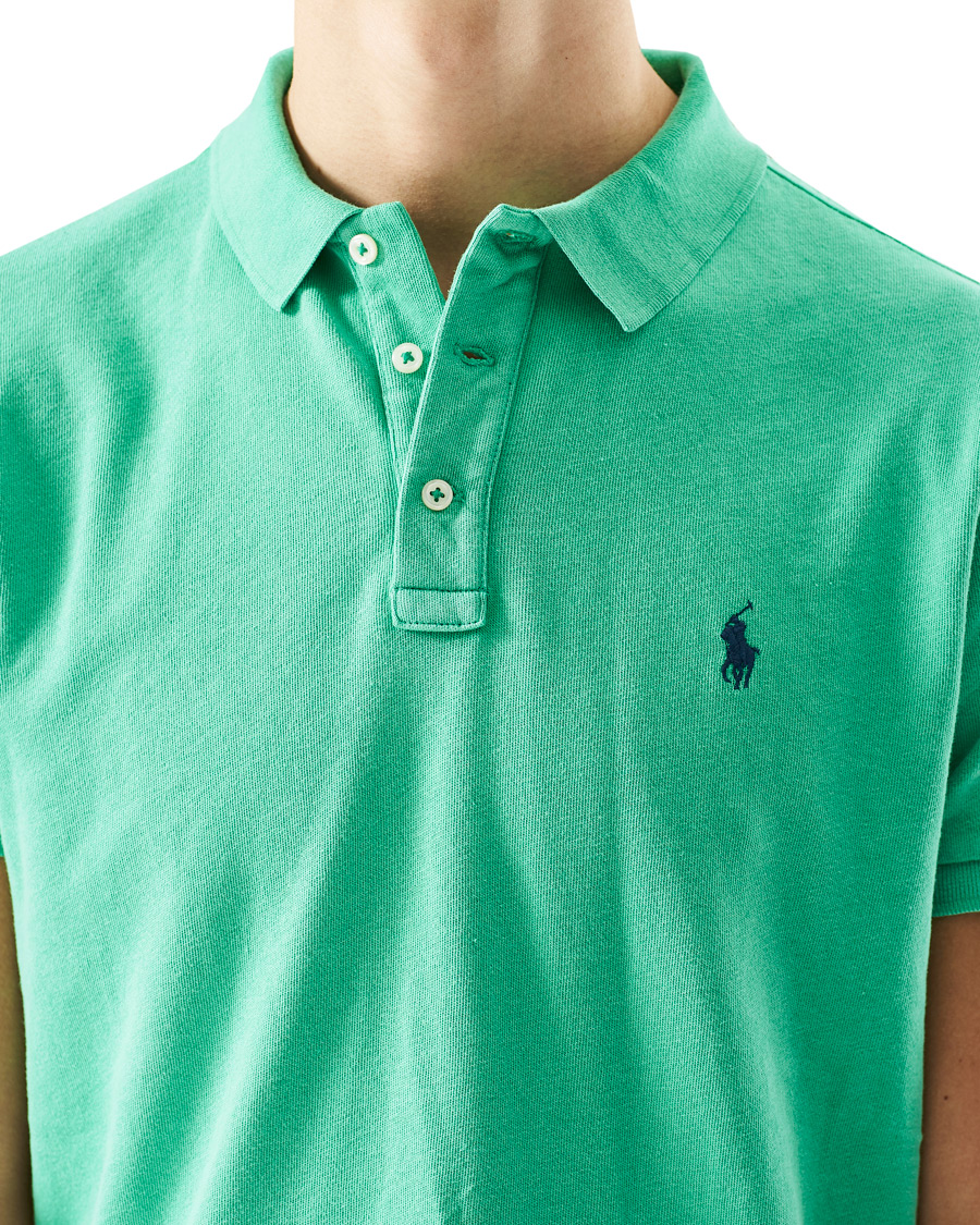 Heren | Polo's | Polo Ralph Lauren | Custom Fit Spa Terry Polo Cabo Green