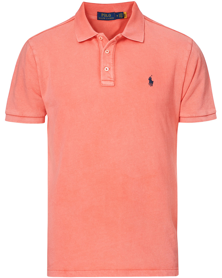 Heren | Polo's | Polo Ralph Lauren | Custom Fit Spa Terry Polo Tomato Red