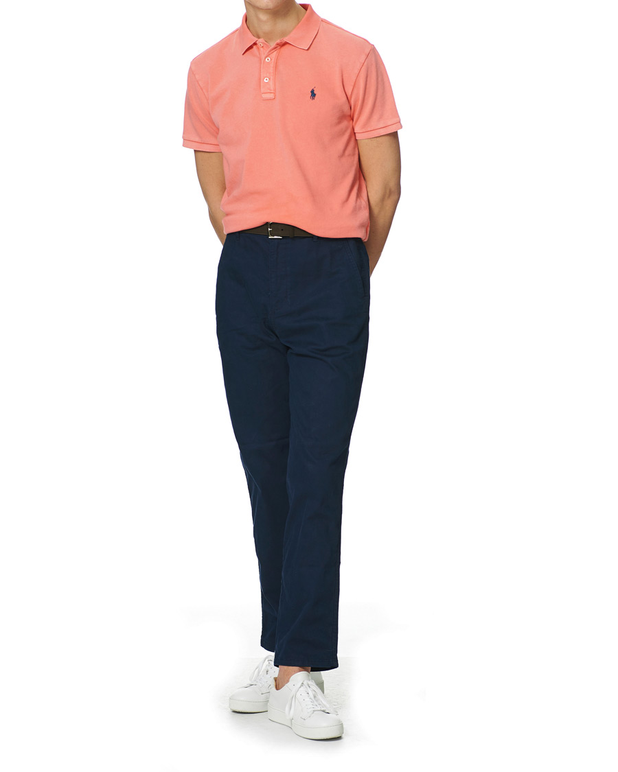 Heren | Polo's | Polo Ralph Lauren | Custom Fit Spa Terry Polo Tomato Red