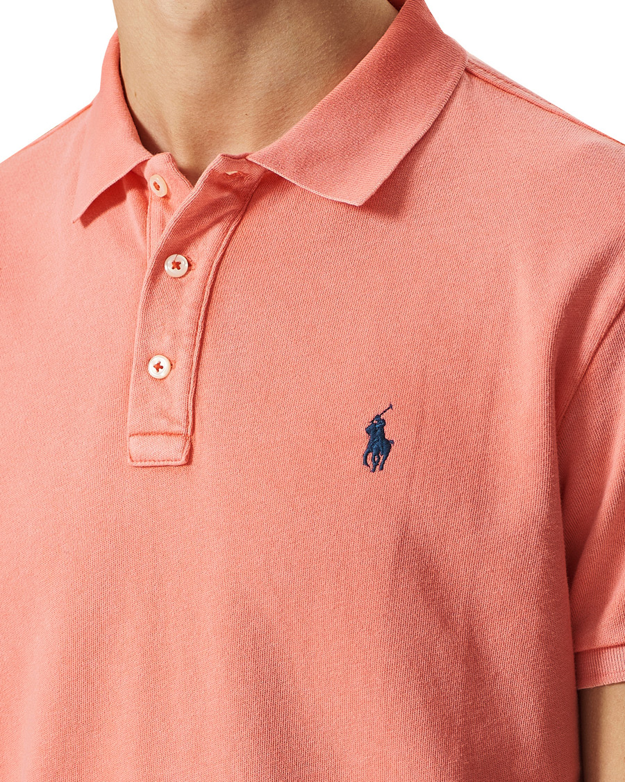 Heren | Polo's | Polo Ralph Lauren | Custom Fit Spa Terry Polo Tomato Red
