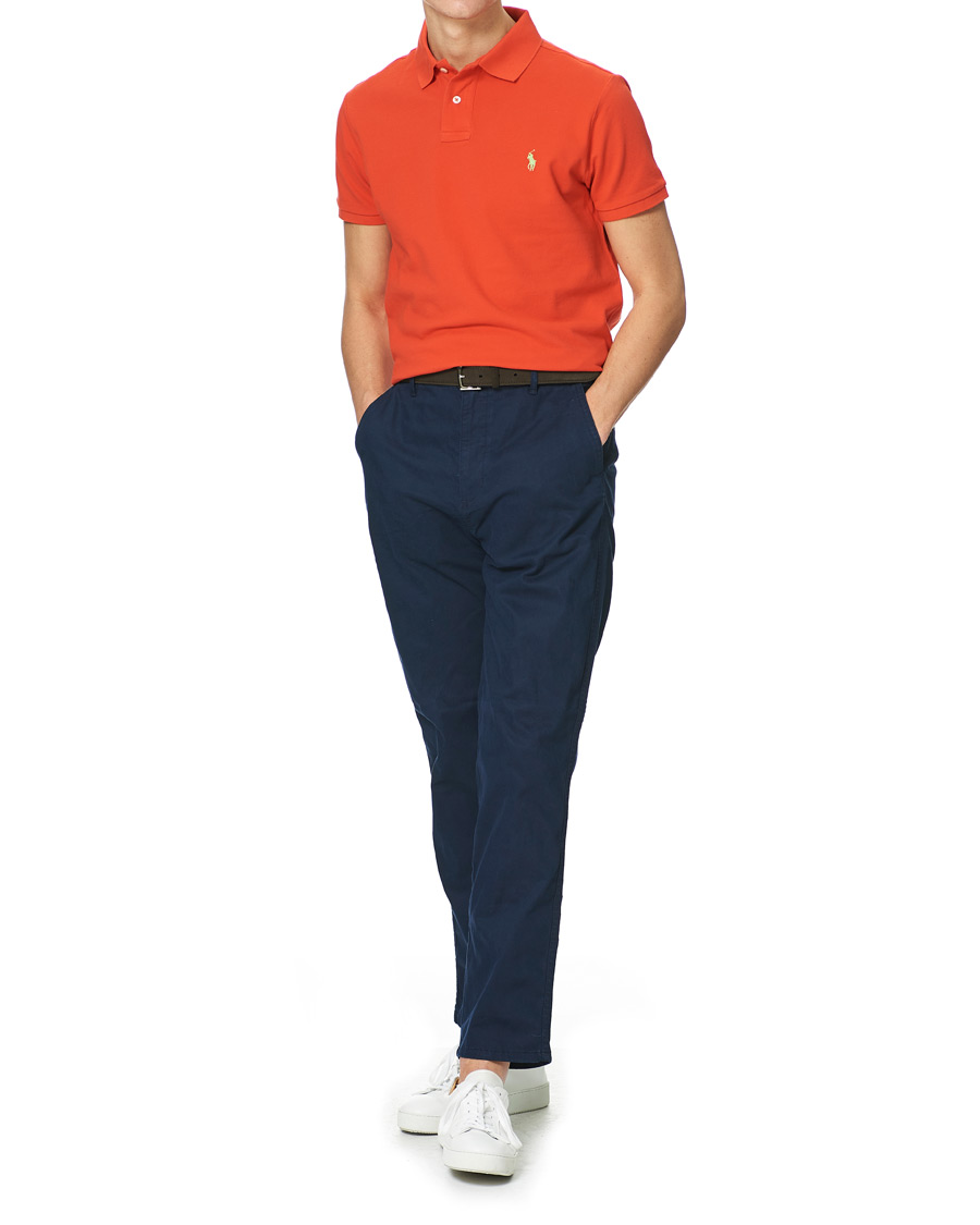 Heren | Polo's | Polo Ralph Lauren | Custom Slim Fit Polo Tomato Red
