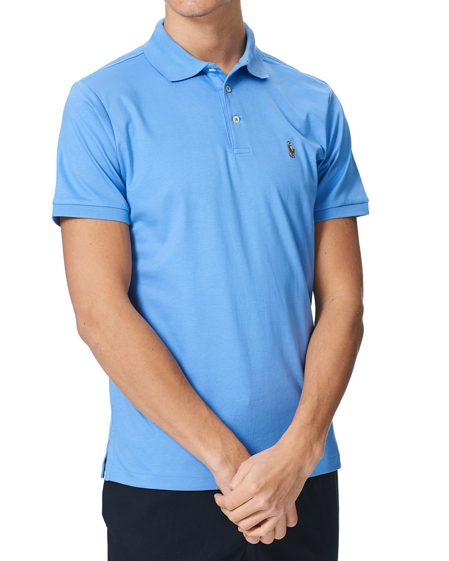 Heren | Polo's | Polo Ralph Lauren | Luxury Pima Cotton Polo Harbour Island Blue