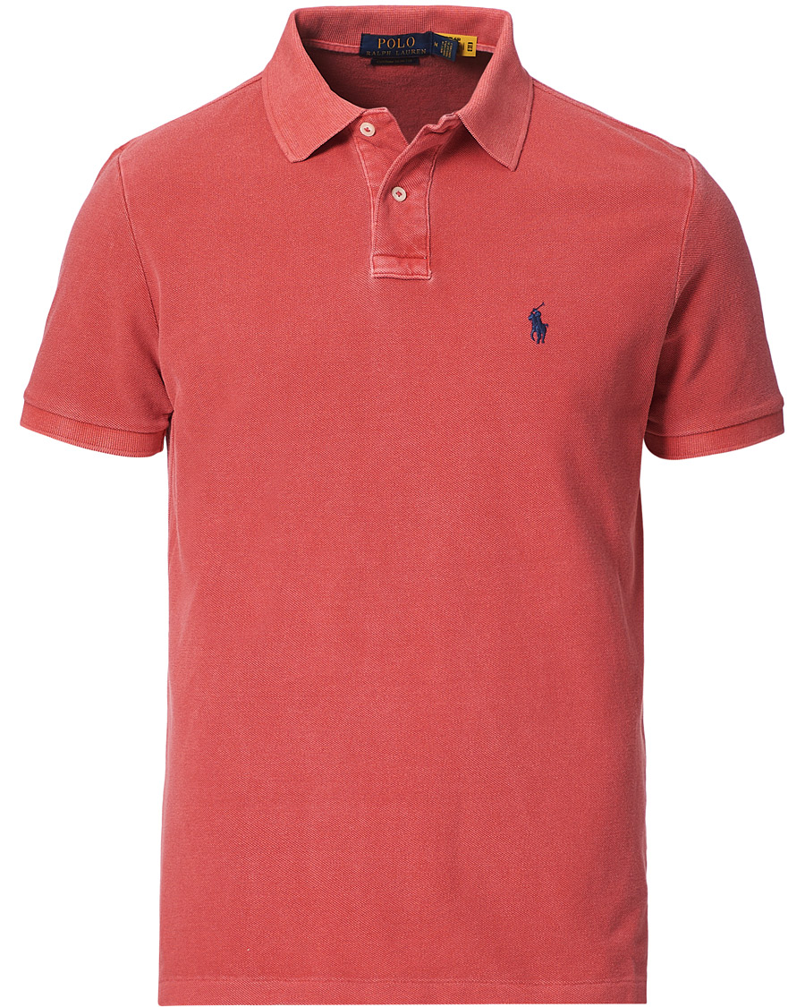 Heren | Polo's | Polo Ralph Lauren | Custom Slim Fit Garment Dyed Polo Starboard Red