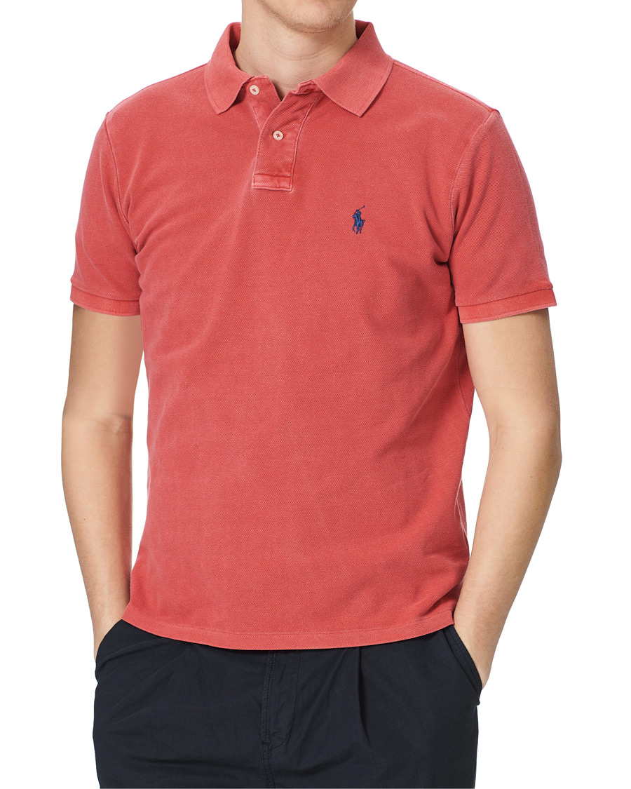 Heren | Polo's | Polo Ralph Lauren | Custom Slim Fit Garment Dyed Polo Starboard Red