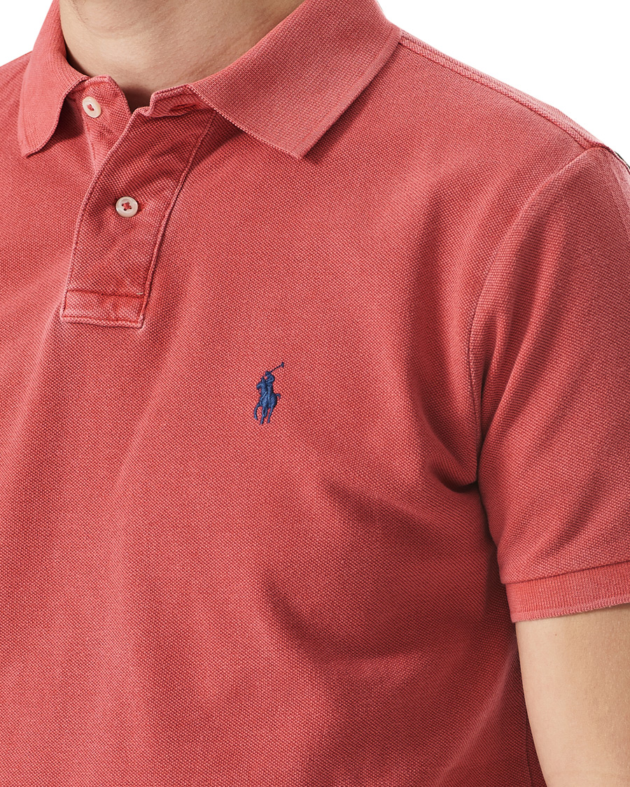 Heren | Polo's | Polo Ralph Lauren | Custom Slim Fit Garment Dyed Polo Starboard Red