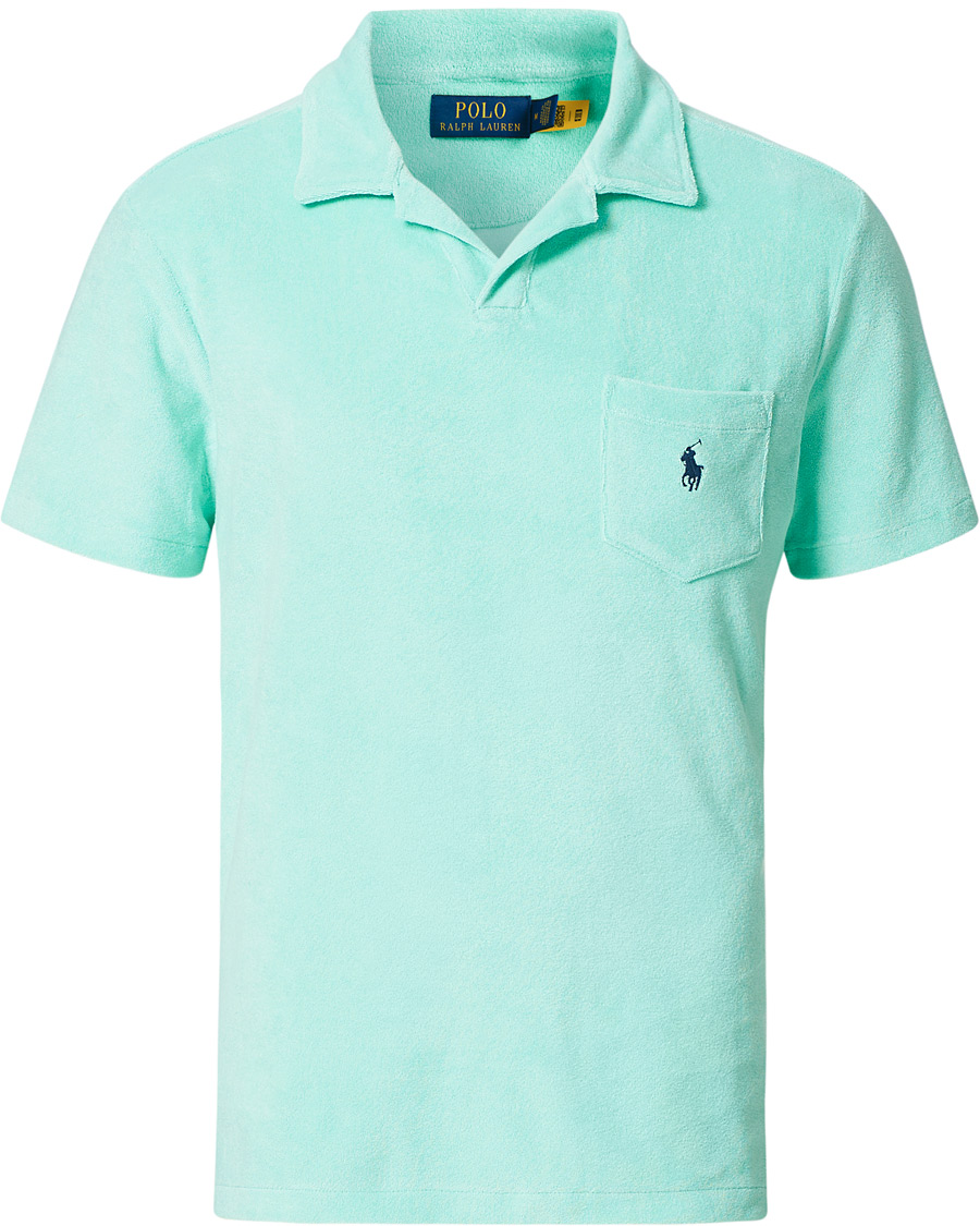 Heren | Polo's | Polo Ralph Lauren | Lightweight Cotton Terry Polo Aqua Verde