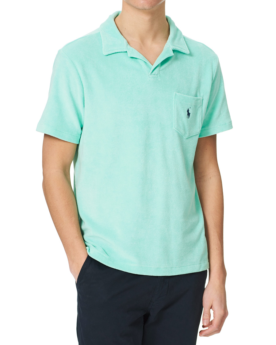 Heren | Polo's | Polo Ralph Lauren | Lightweight Cotton Terry Polo Aqua Verde