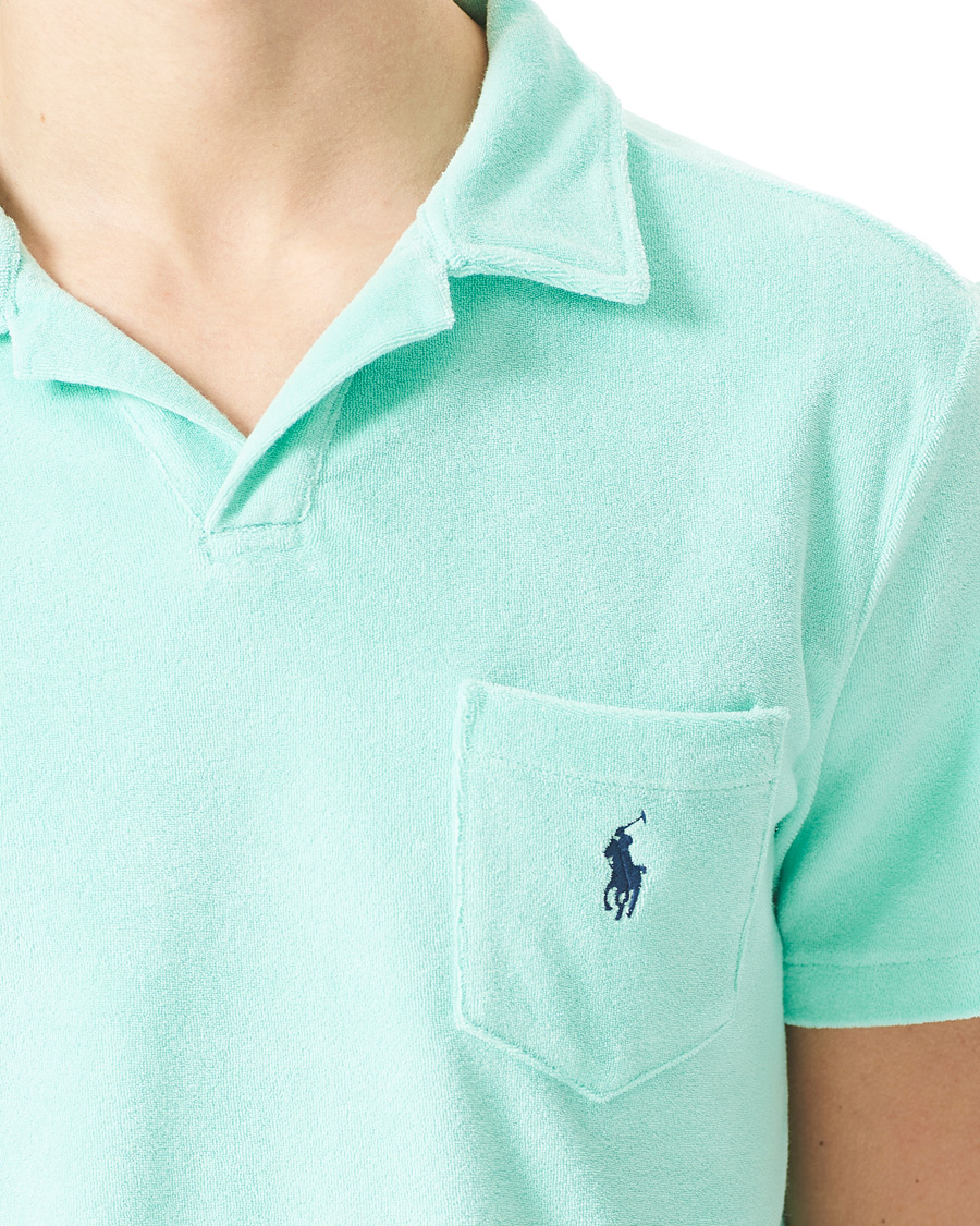 Heren | Polo's | Polo Ralph Lauren | Lightweight Cotton Terry Polo Aqua Verde