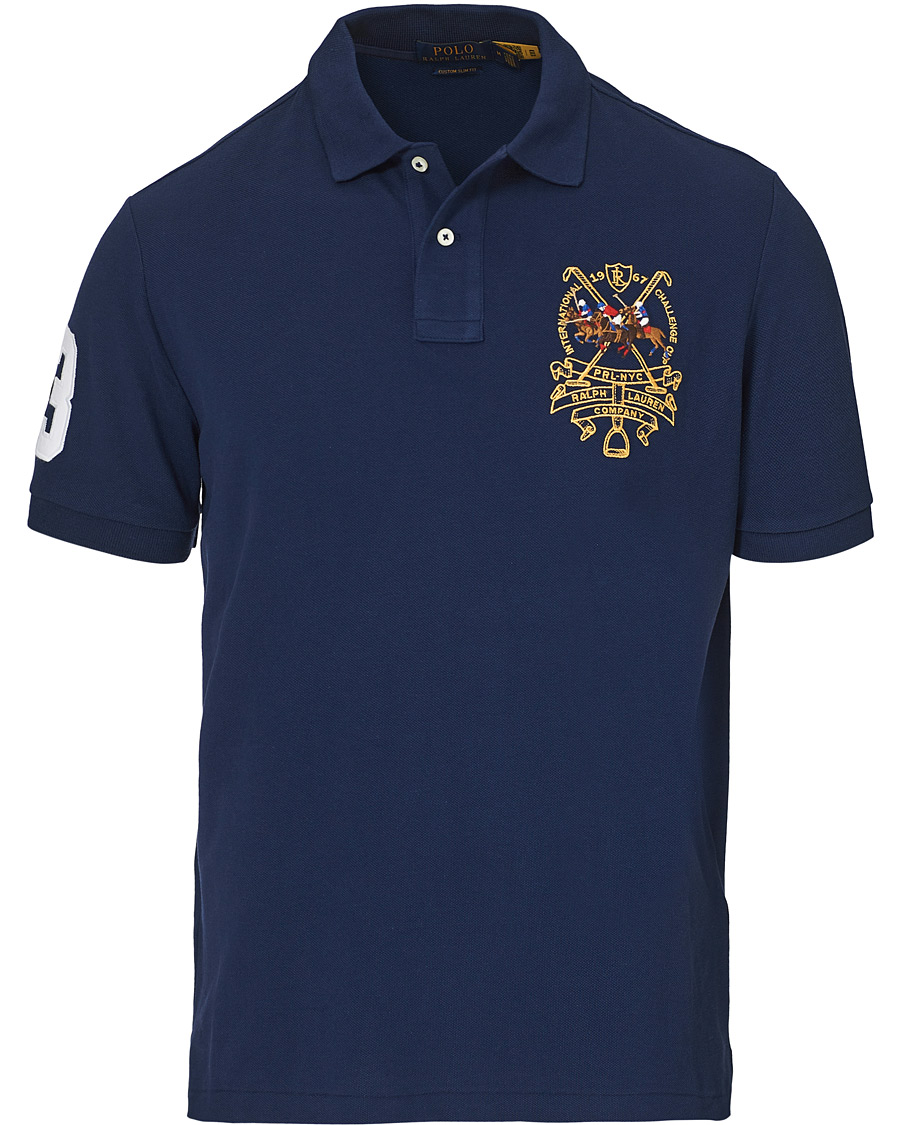 Heren | Polo's | Polo Ralph Lauren | Match Club Custom Fit Polo Newport Navy