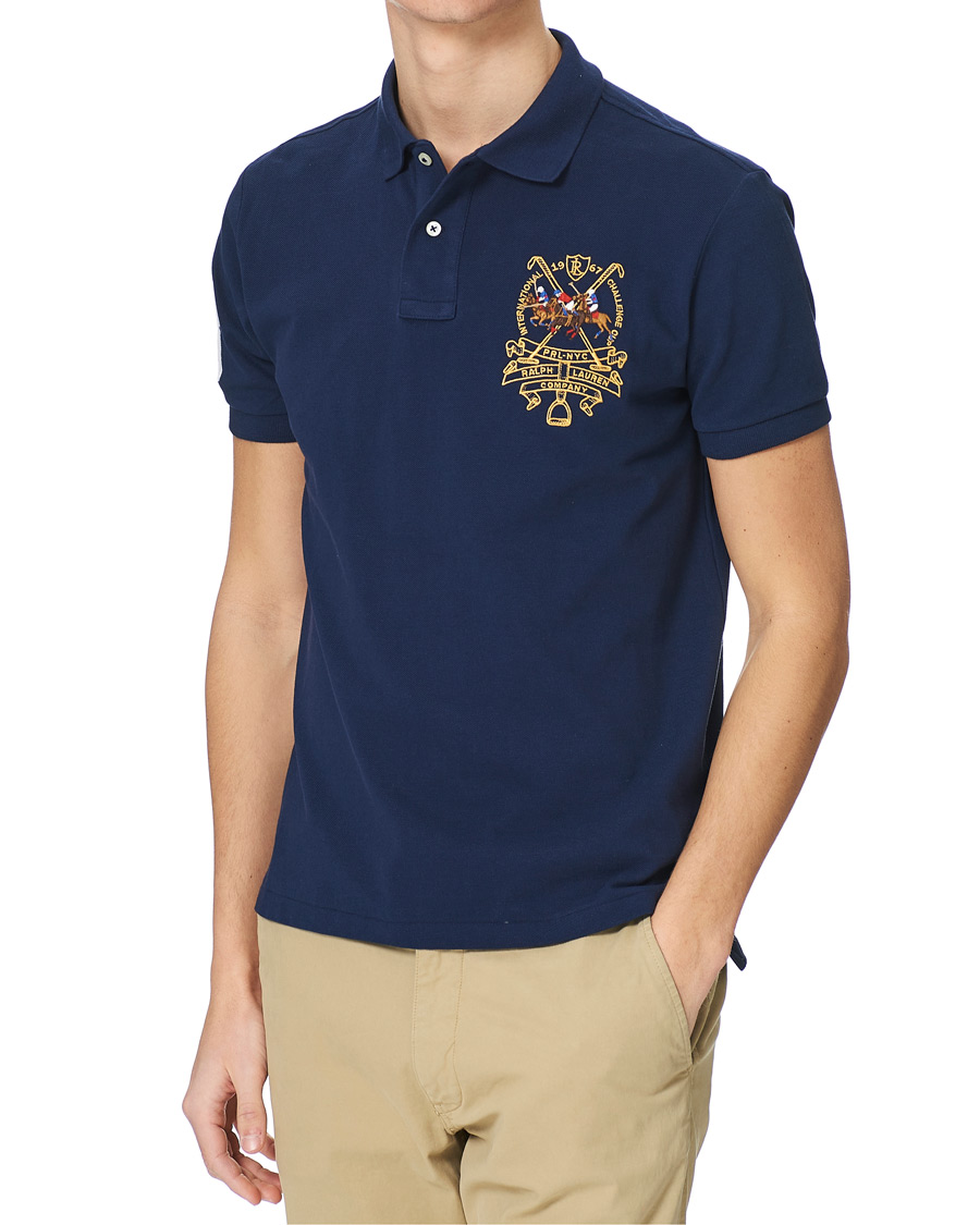 Heren | Polo's | Polo Ralph Lauren | Match Club Custom Fit Polo Newport Navy