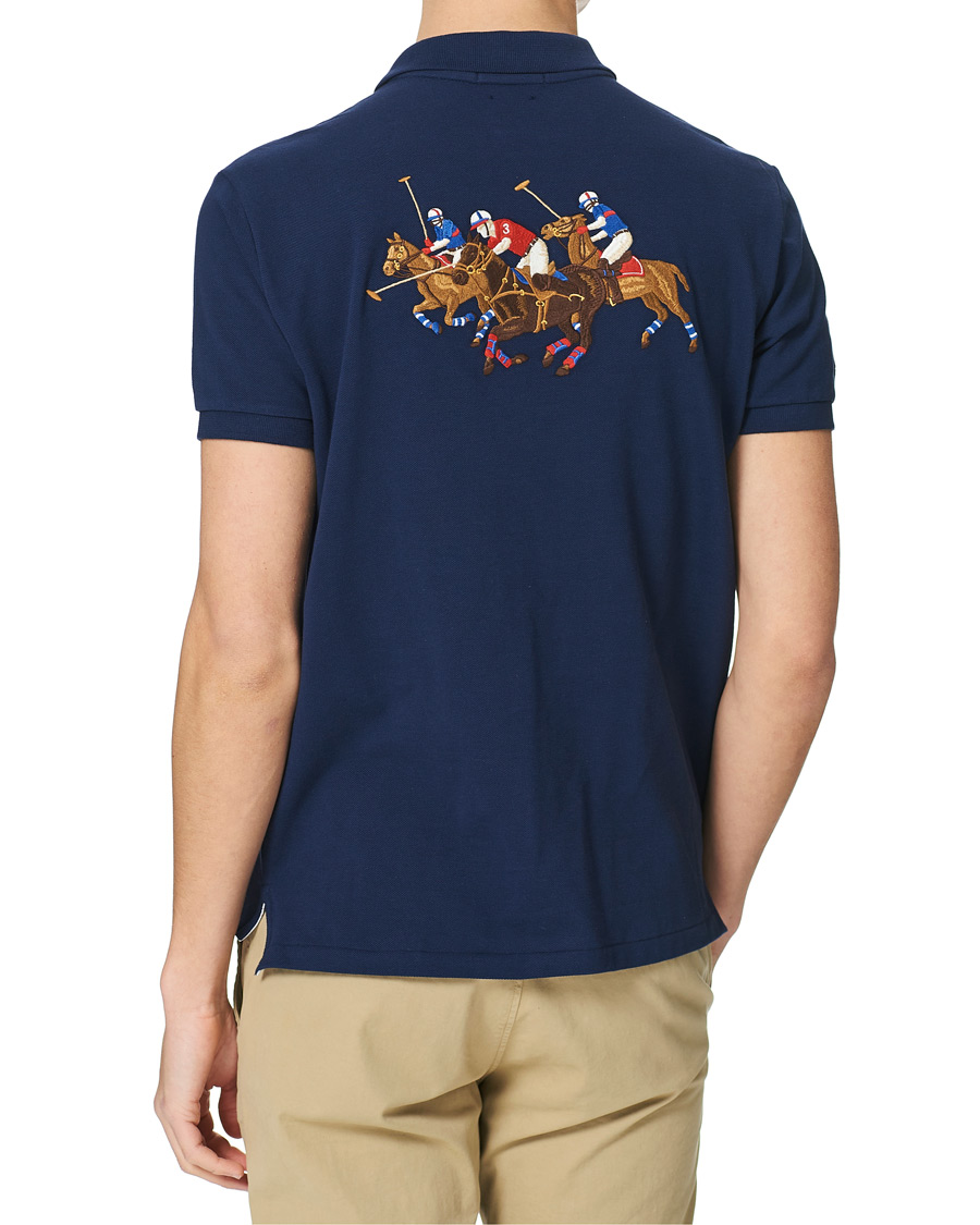 Heren | Polo's | Polo Ralph Lauren | Match Club Custom Fit Polo Newport Navy