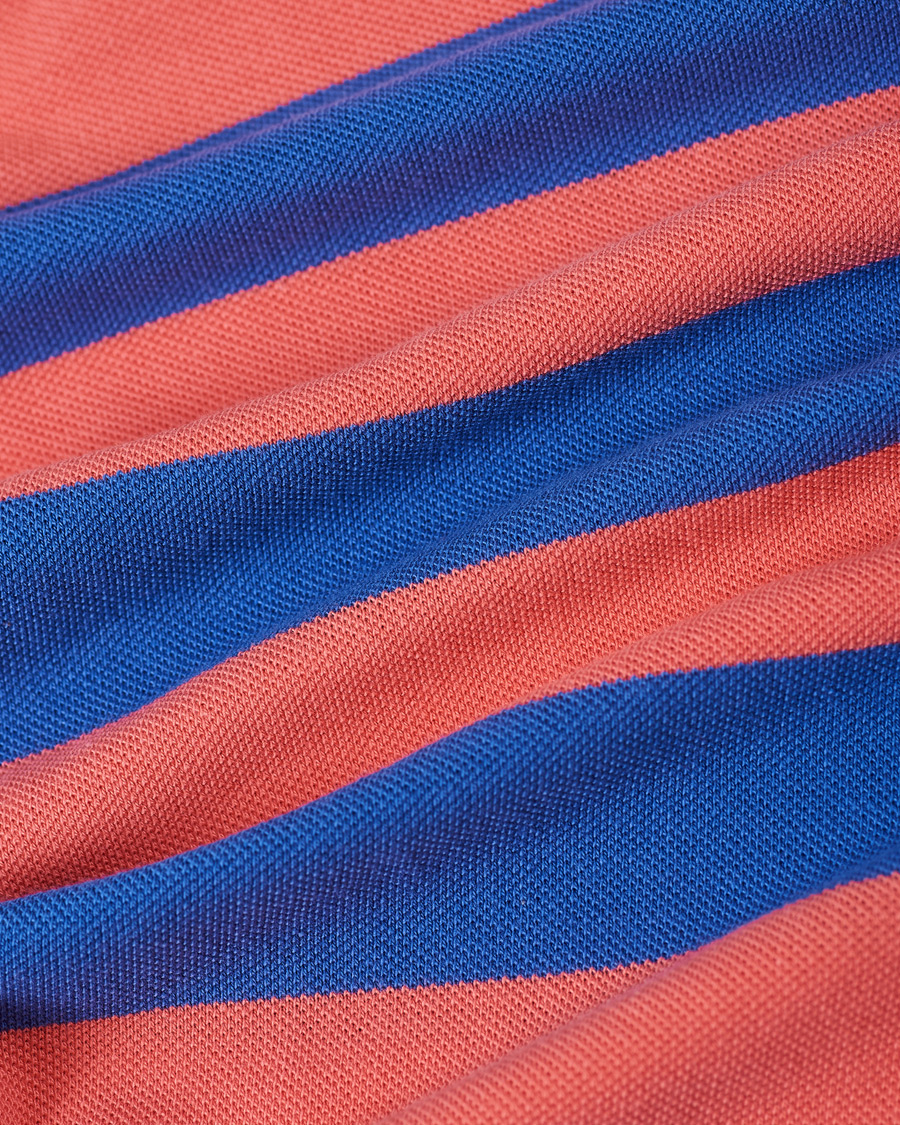 Heren | Polo's | Polo Ralph Lauren | Custom Slim Fit Striped Polo Red/Blue