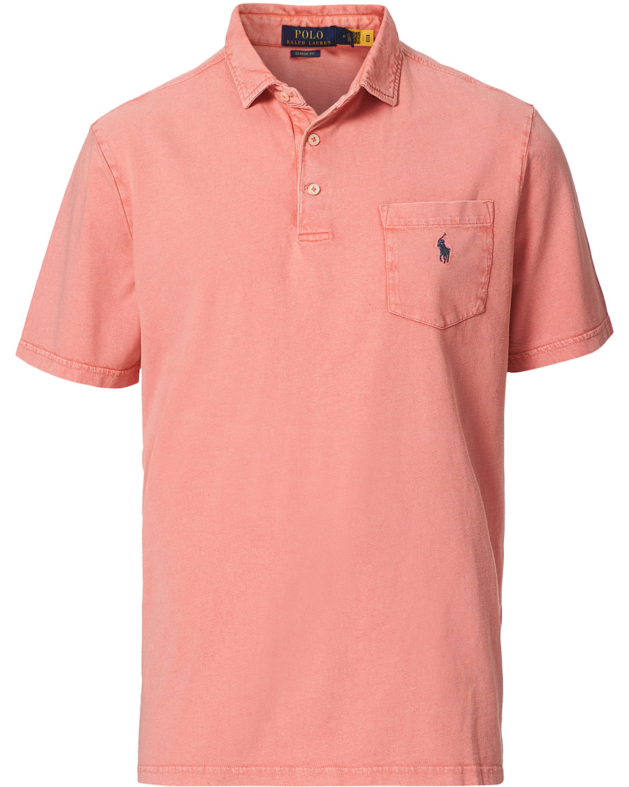 Heren | Polo's | Polo Ralph Lauren | Cotton/Linen Pocket Polo Amalfi Red