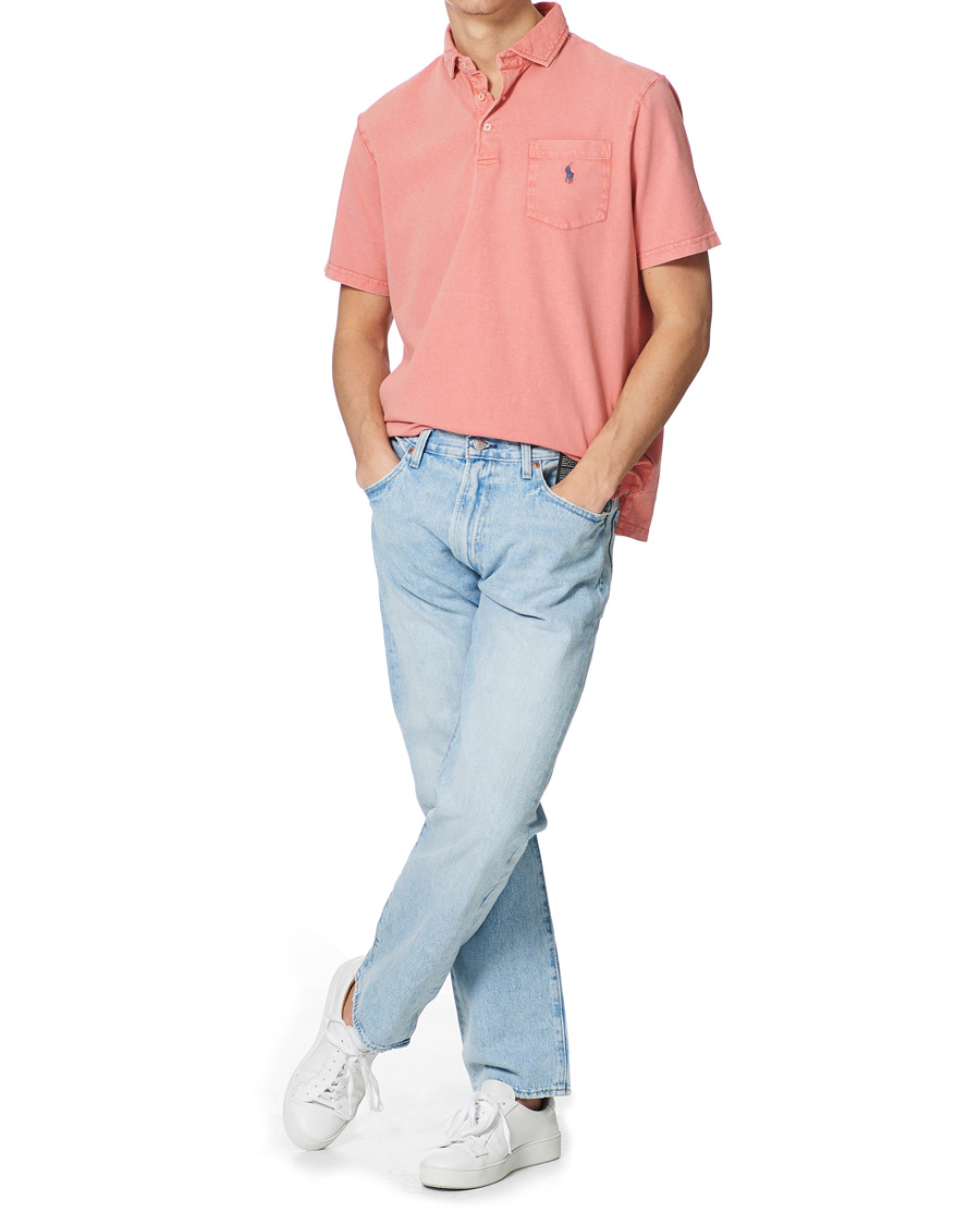 Heren | Polo's | Polo Ralph Lauren | Cotton/Linen Pocket Polo Amalfi Red