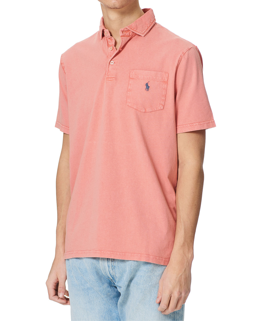 Heren | Polo's | Polo Ralph Lauren | Cotton/Linen Pocket Polo Amalfi Red