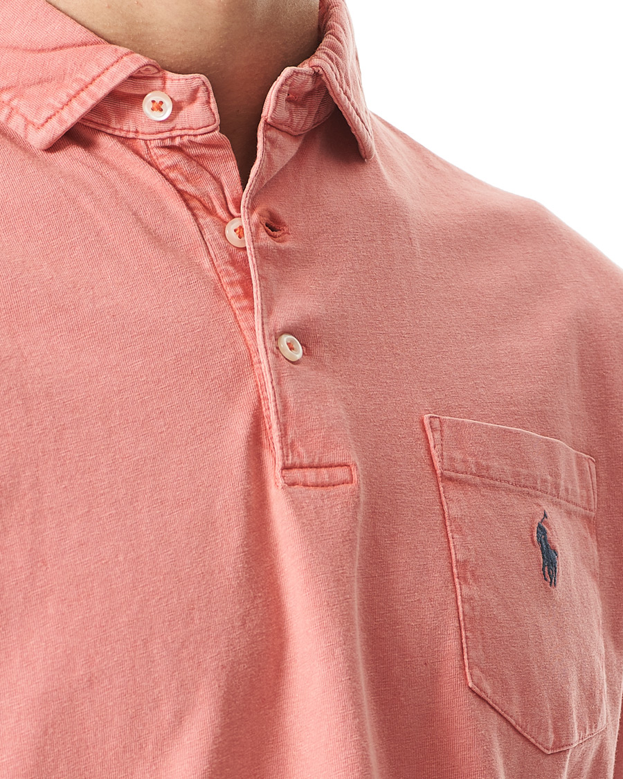 Heren | Polo's | Polo Ralph Lauren | Cotton/Linen Pocket Polo Amalfi Red