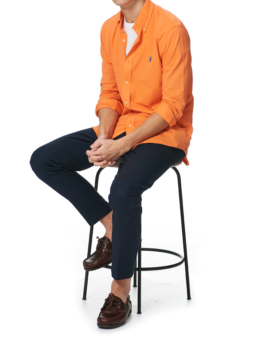 Heren | Overhemden | Polo Ralph Lauren | Featherweight Mesh Shirt May Orange