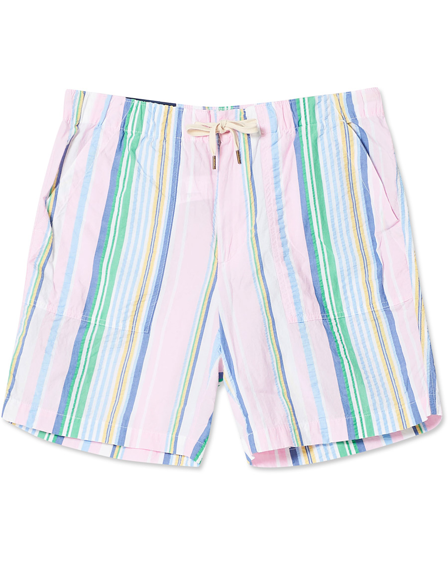 Heren | Korte broek | Polo Ralph Lauren | Seersucker Striped Drawstring Shorts Multi