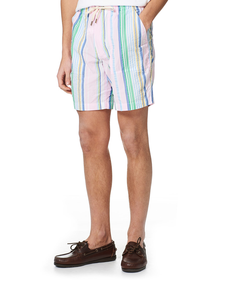 Heren | Korte broek | Polo Ralph Lauren | Seersucker Striped Drawstring Shorts Multi