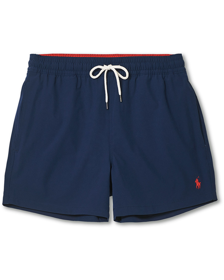 Heren | Zwembroek | Polo Ralph Lauren | Recycled Slim Traveler Swimshorts Newport Navy