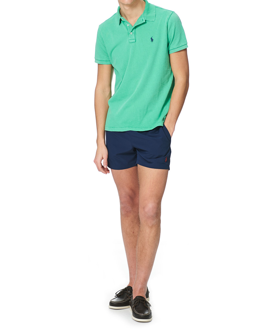 Heren | Zwembroek | Polo Ralph Lauren | Recycled Slim Traveler Swimshorts Newport Navy