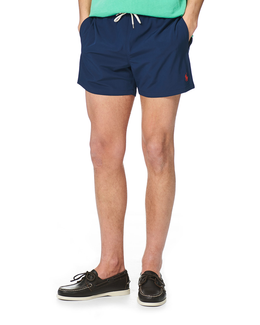Heren | Zwembroek | Polo Ralph Lauren | Recycled Slim Traveler Swimshorts Newport Navy