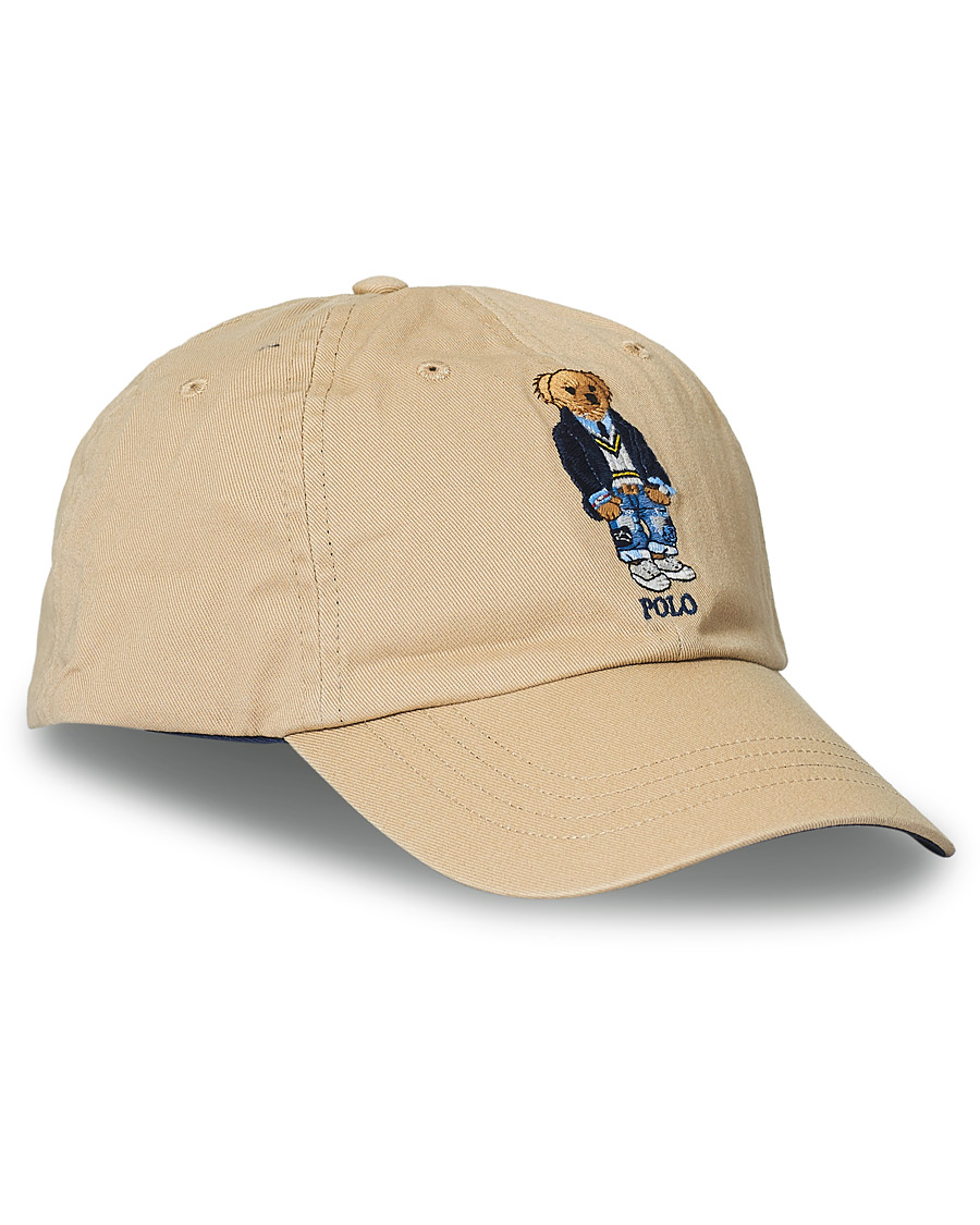 Heren | Polo Ralph Lauren Twill Bear Cap Classic Khaki | Polo Ralph Lauren | Twill Bear Cap Classic Khaki